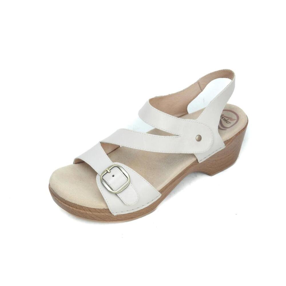 DANSKO shari sandals shoes strappy women's creme az 41 10.5-11